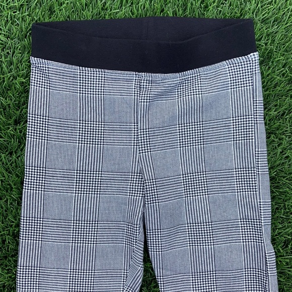 H&M Girls Gingham Stretch Pants // Size 8-9 - Picture 4 of 6